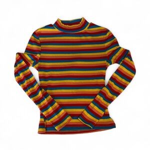 Colorful Striped Long Sleeve Top